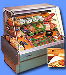 Slimline Modern Curved/Straight Glass Service Case