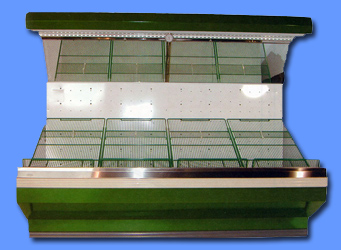 WHLP Large Capacity Produce 
                  Merchandiser